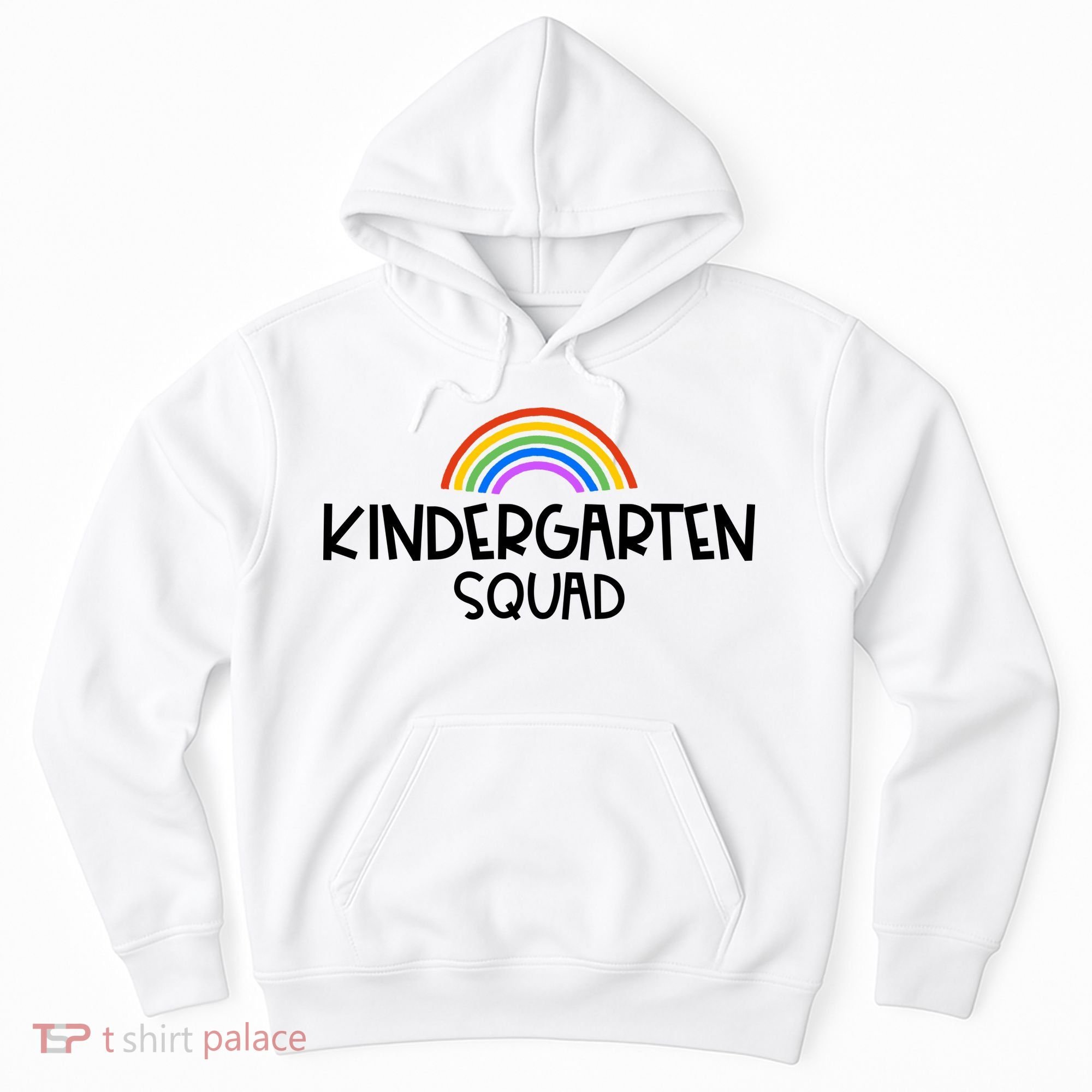 Kindergarten Squad Rainbow Hoodie