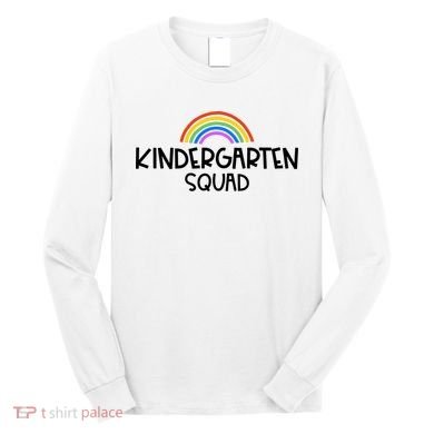 Kindergarten Squad Rainbow Long Sleeve Shirt