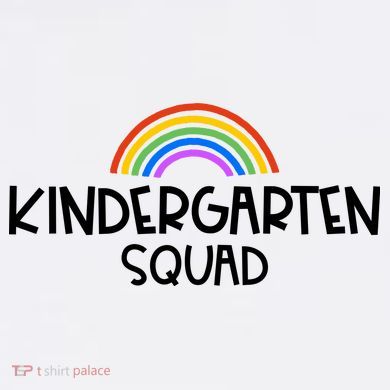 Kindergarten Squad Rainbow Long Sleeve Shirt
