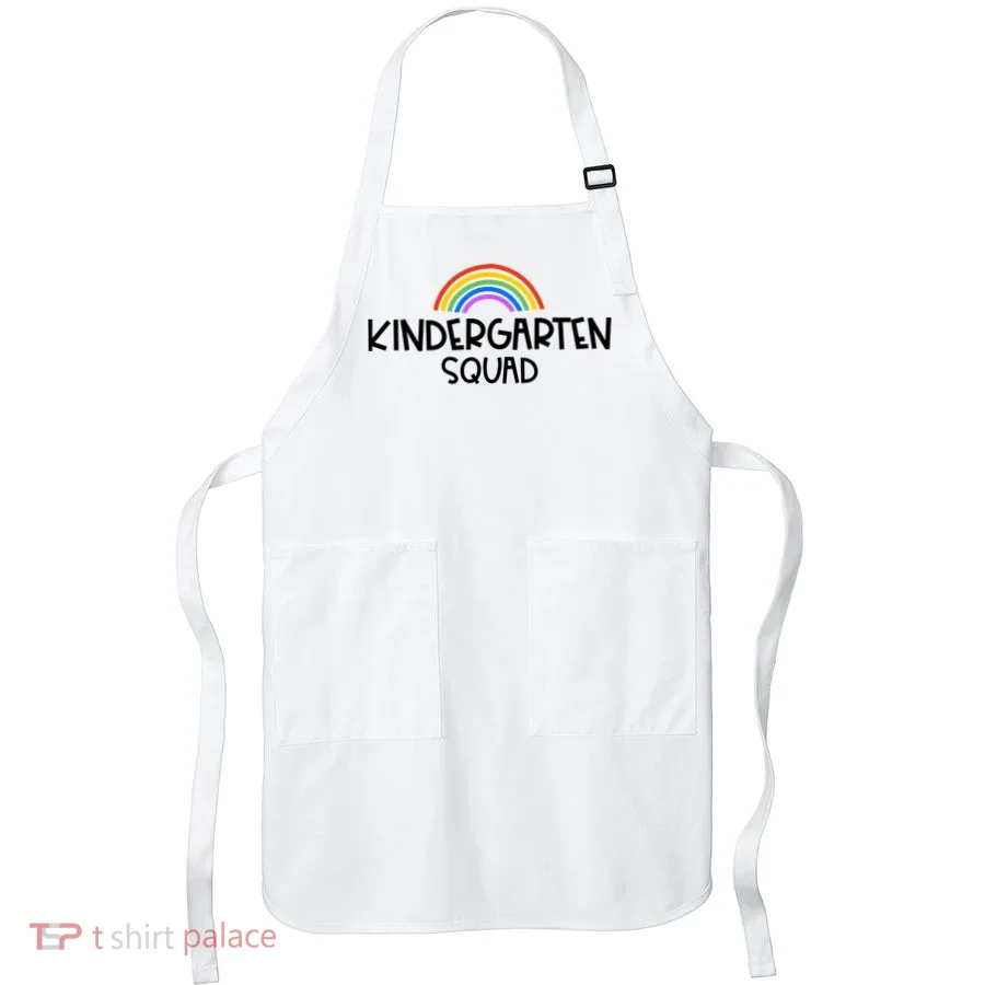 Kindergarten Squad Rainbow Apron