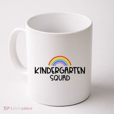 Kindergarten Squad Rainbow Coffee Mug