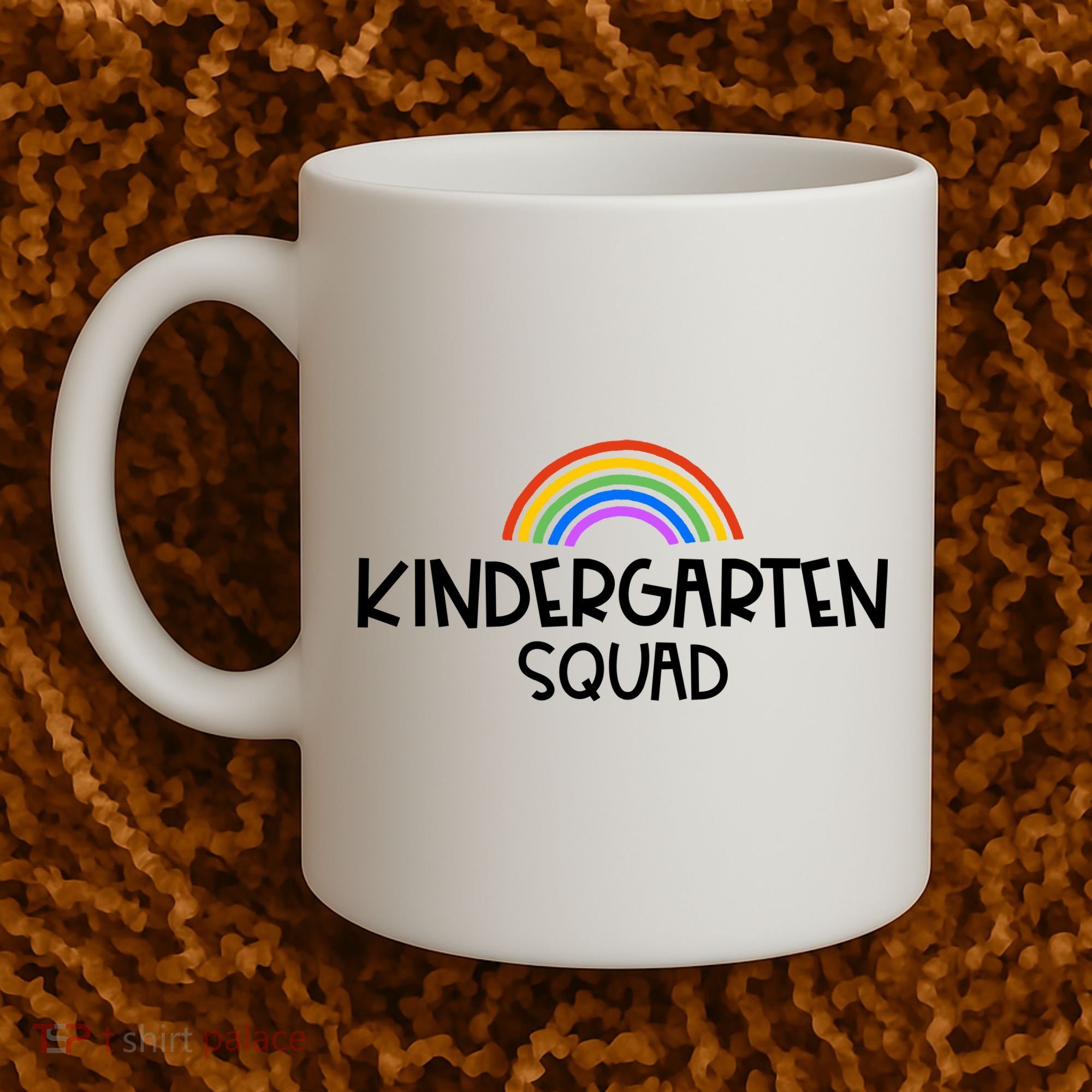 Kindergarten Squad Rainbow Coffee Mug