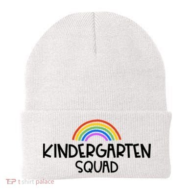 Kindergarten Squad Rainbow Beanie