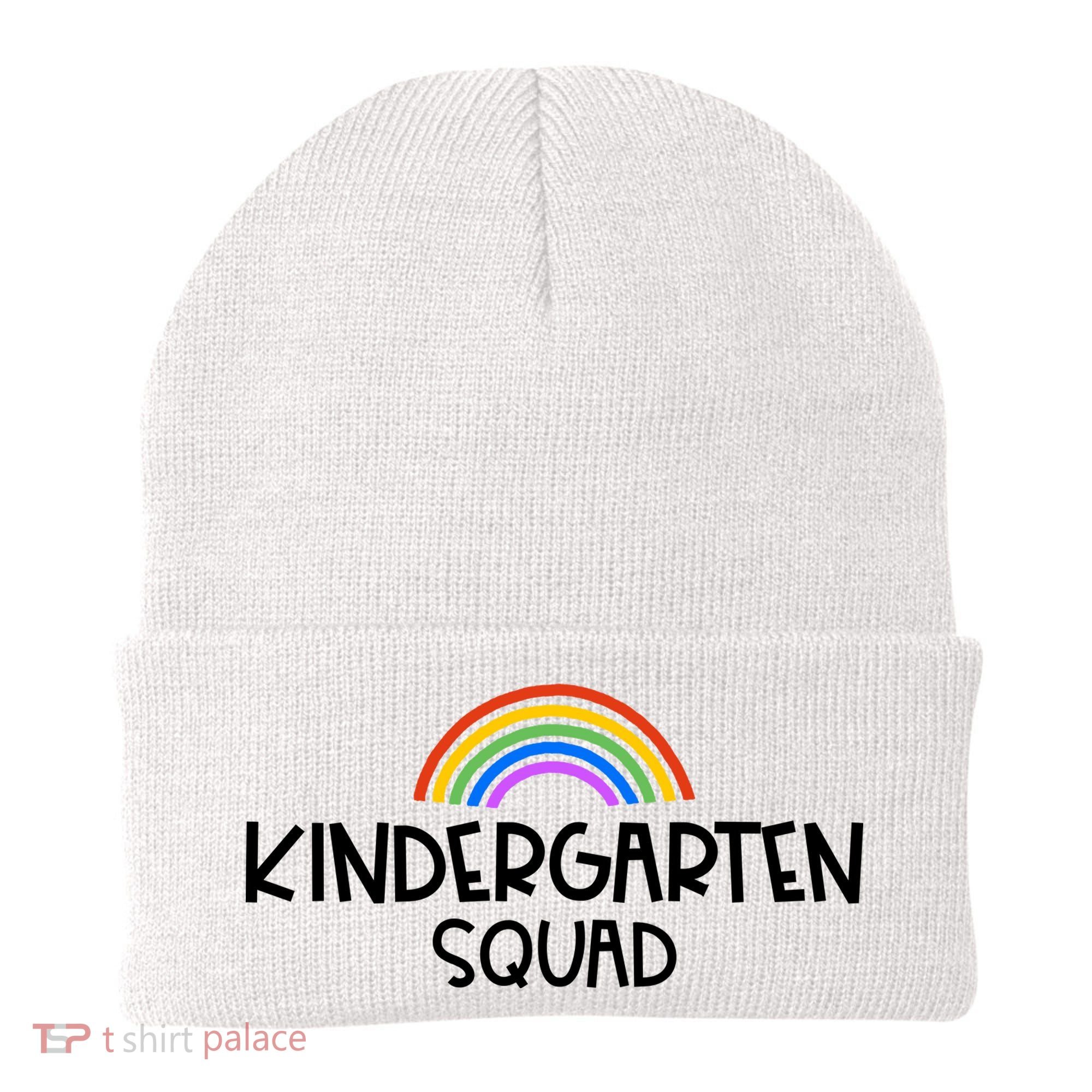 Kindergarten Squad Rainbow Beanie