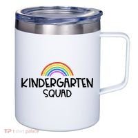 Kindergarten Squad Rainbow 12oz Stainless Steel Coffee Mug thumb 0