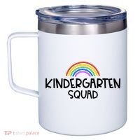 Kindergarten Squad Rainbow 12oz Stainless Steel Coffee Mug thumb 2