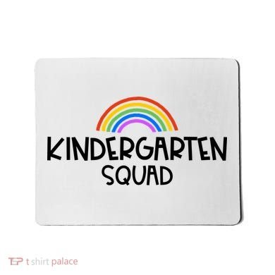 Kindergarten Squad Rainbow Mousepad