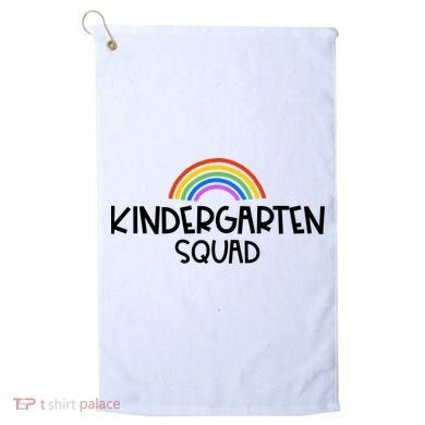 Kindergarten Squad Rainbow Golf Towel