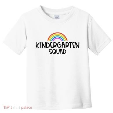 Kindergarten Squad Rainbow Toddler T-Shirt