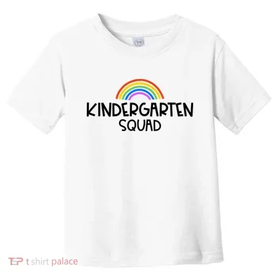 Kindergarten Squad Rainbow Toddler T-Shirt
