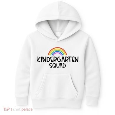 Kindergarten Squad Rainbow Kids Hoodie