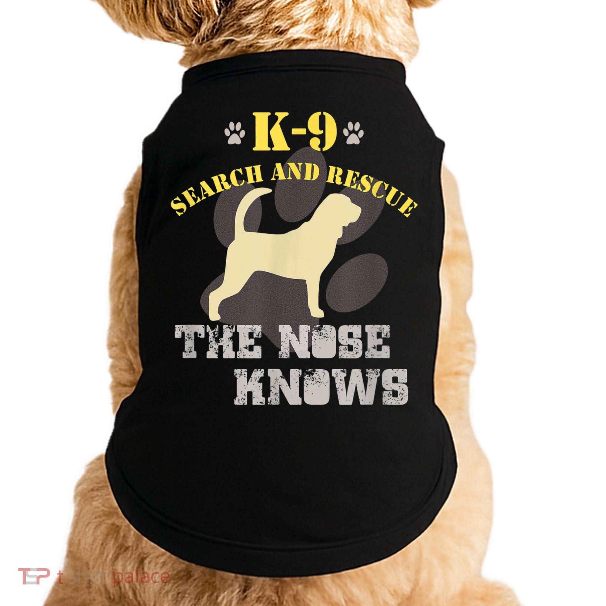 K9 Search & Rescue Dog Team Bloodhound Tracking SAR K9 Doggie Tank