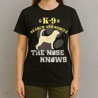 K9 Search & Rescue Dog Team Bloodhound Tracking SAR K9 T-Shirt thumb 4
