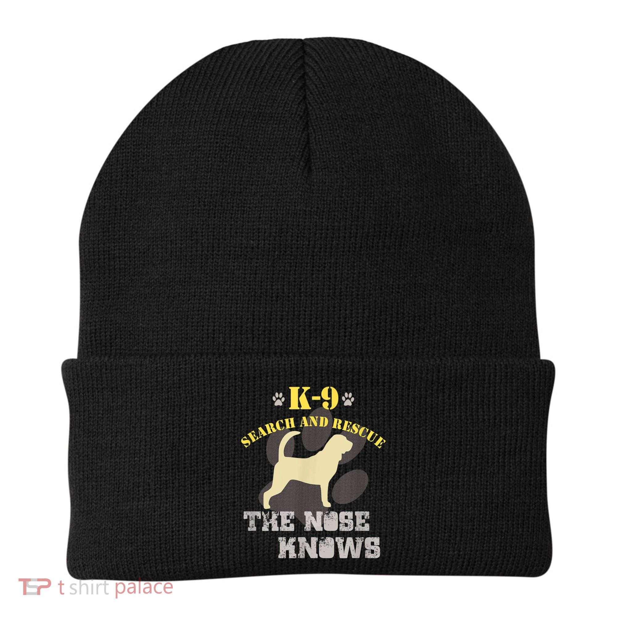 K9 Search & Rescue Dog Team Bloodhound Tracking SAR K9 Beanie