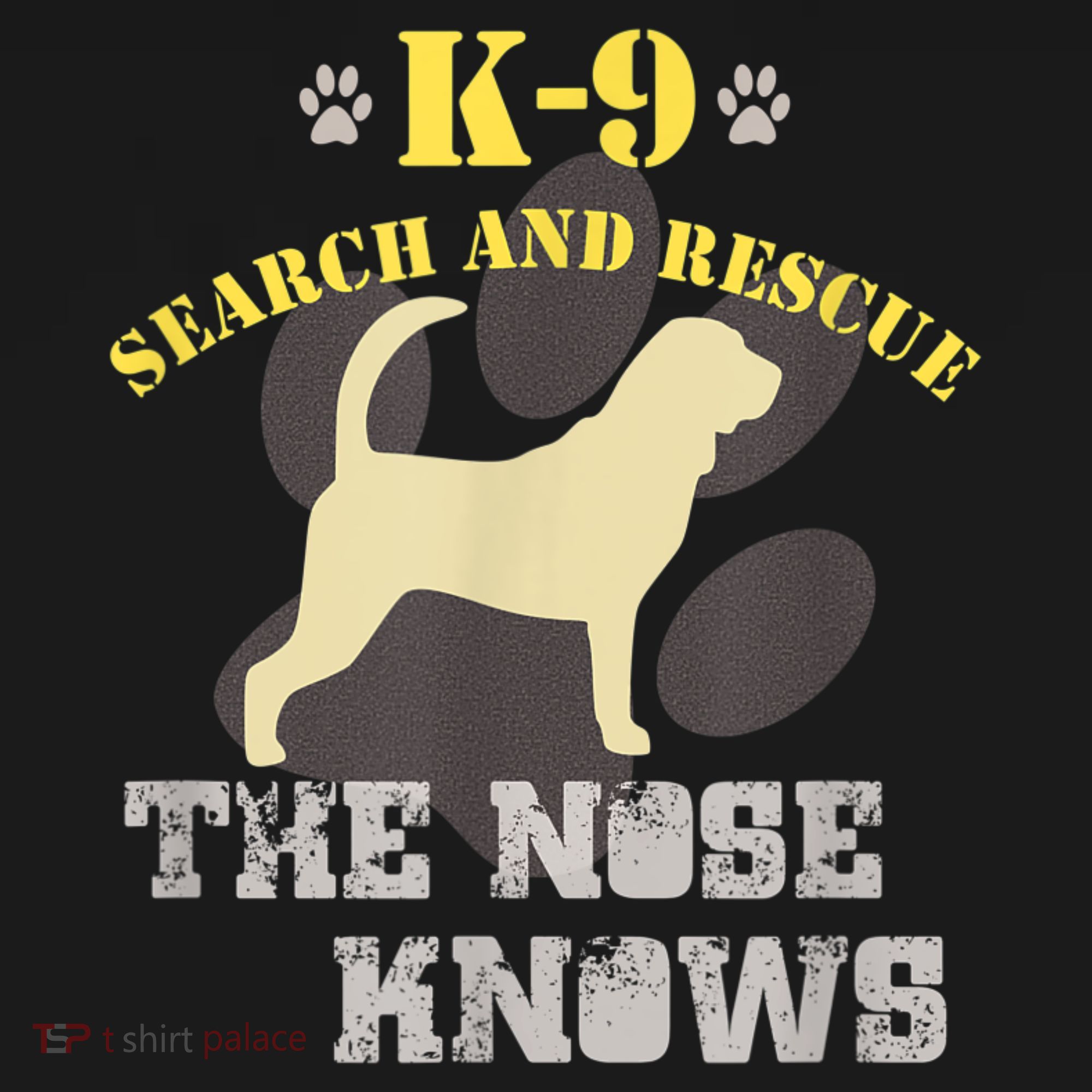 K9 Search & Rescue Dog Team Bloodhound Tracking SAR K9 Ornament