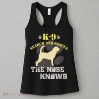 K9 Search & Rescue Dog Team Bloodhound Tracking SAR K9 Women's Tank Top thumb 3