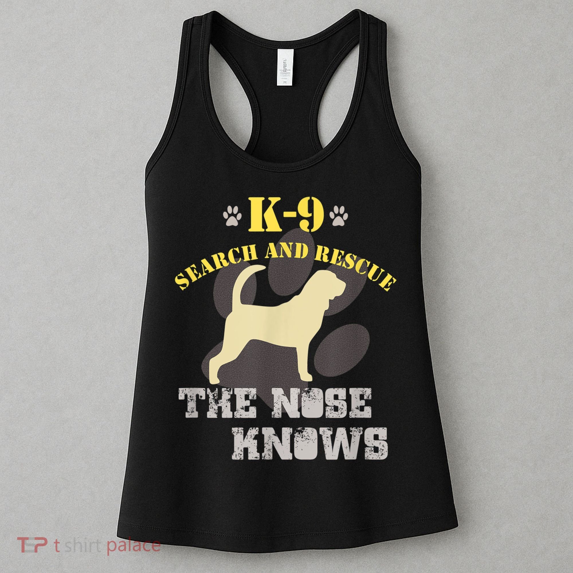 K9 Search & Rescue Dog Team Bloodhound Tracking SAR K9 Women's Tank Top