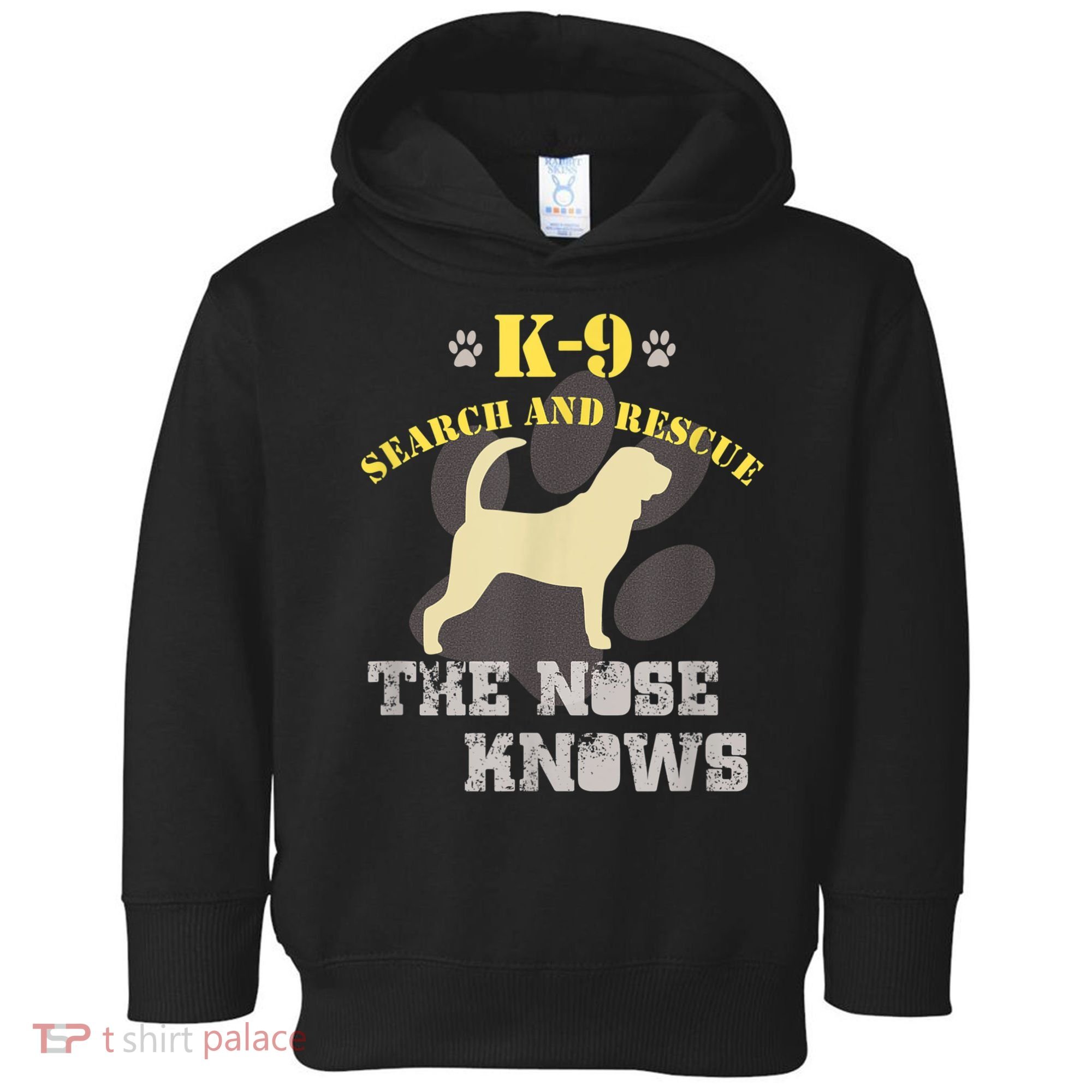 K9 Search & Rescue Dog Team Bloodhound Tracking SAR K9 Toddler Hoodie