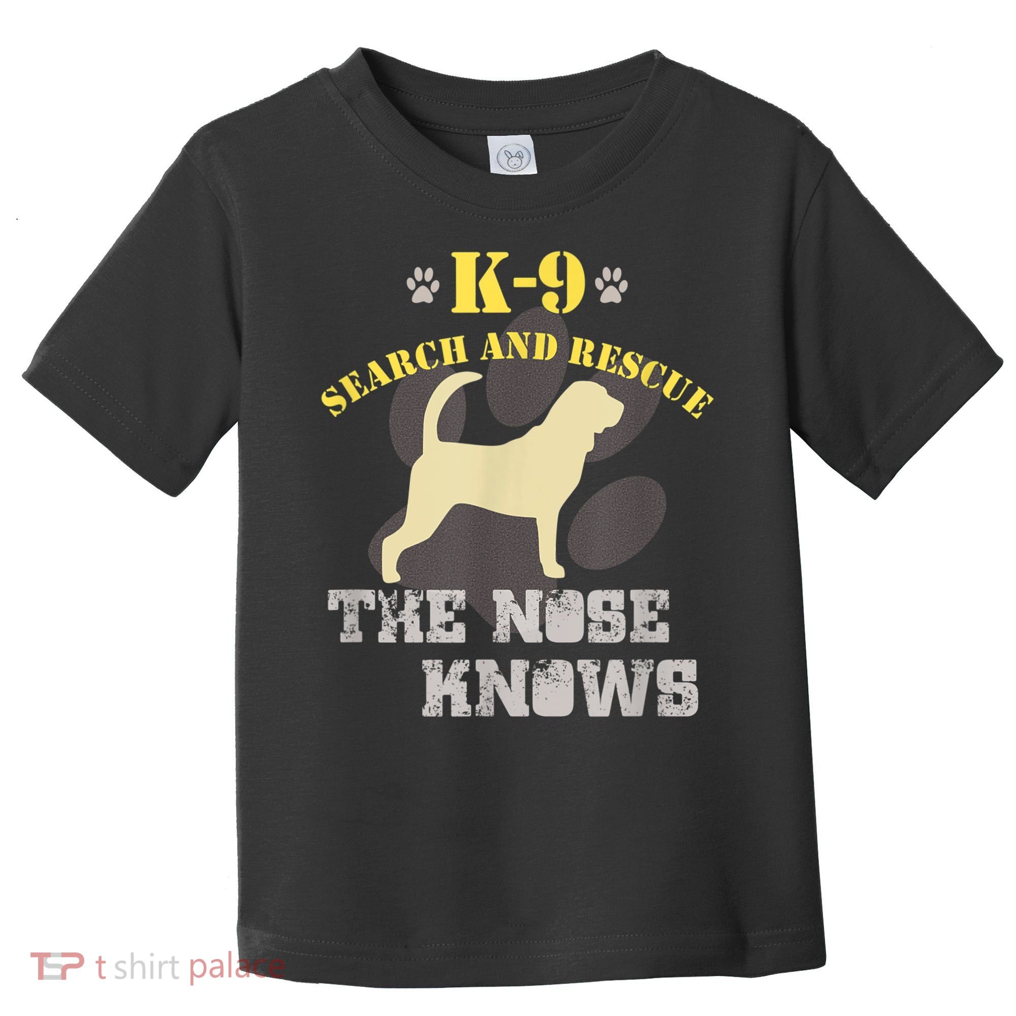 K9 Search & Rescue Dog Team Bloodhound Tracking SAR K9 Toddler T-Shirt