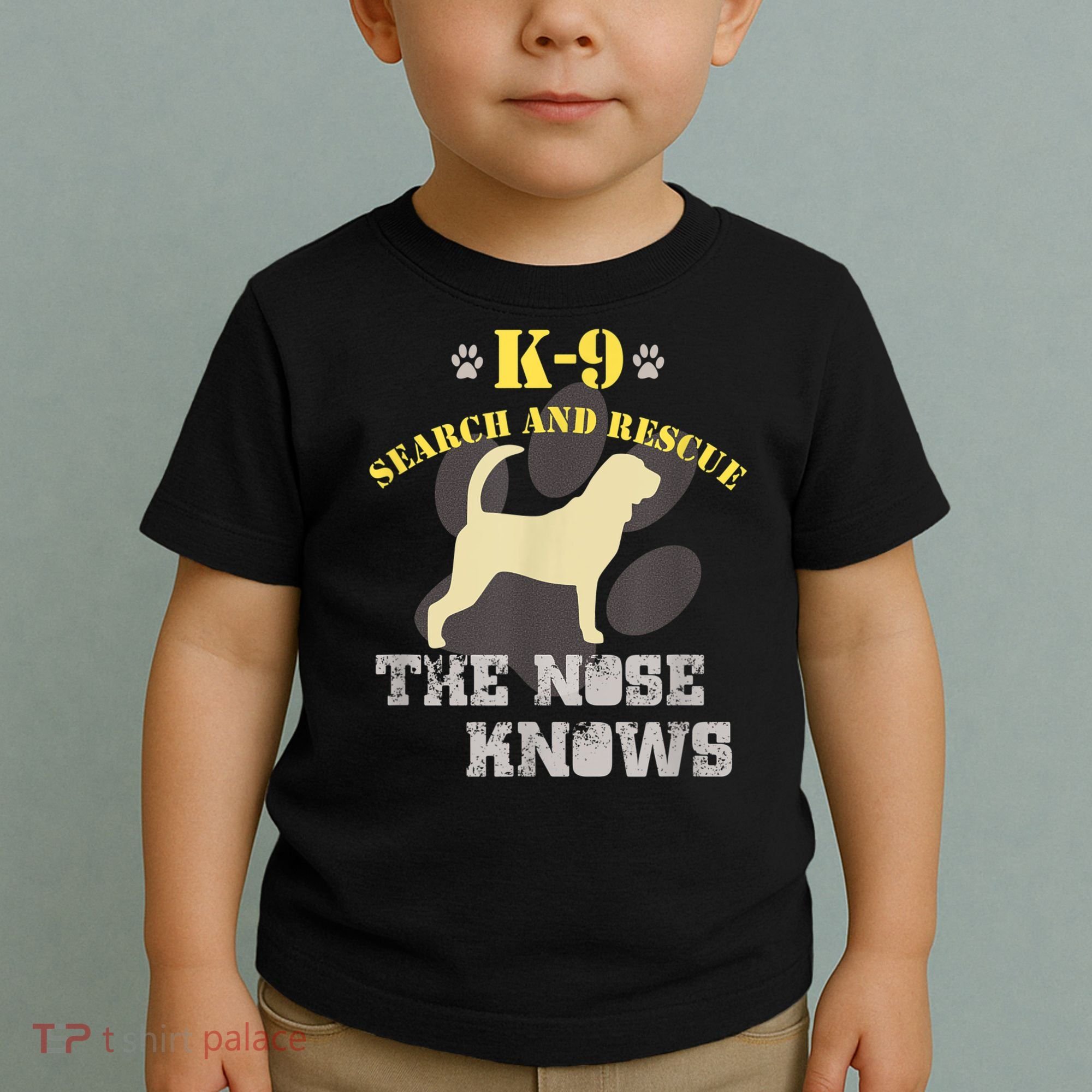 K9 Search & Rescue Dog Team Bloodhound Tracking SAR K9 Toddler T-Shirt