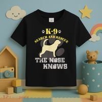 K9 Search & Rescue Dog Team Bloodhound Tracking SAR K9 Toddler T-Shirt thumb 3