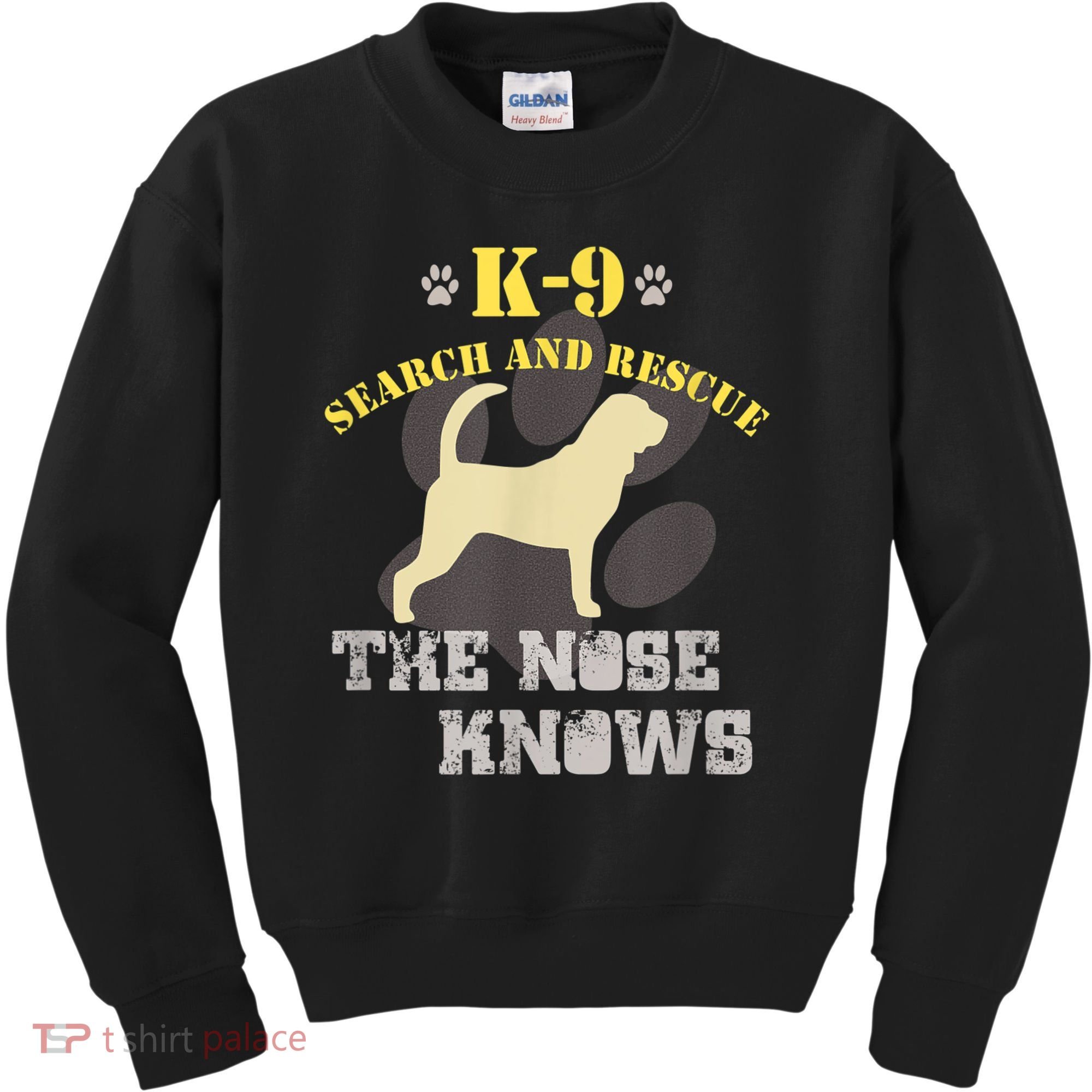 K9 Search & Rescue Dog Team Bloodhound Tracking SAR K9 Kids Sweatshirt