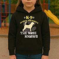 K9 Search & Rescue Dog Team Bloodhound Tracking SAR K9 Kids Hoodie thumb 3