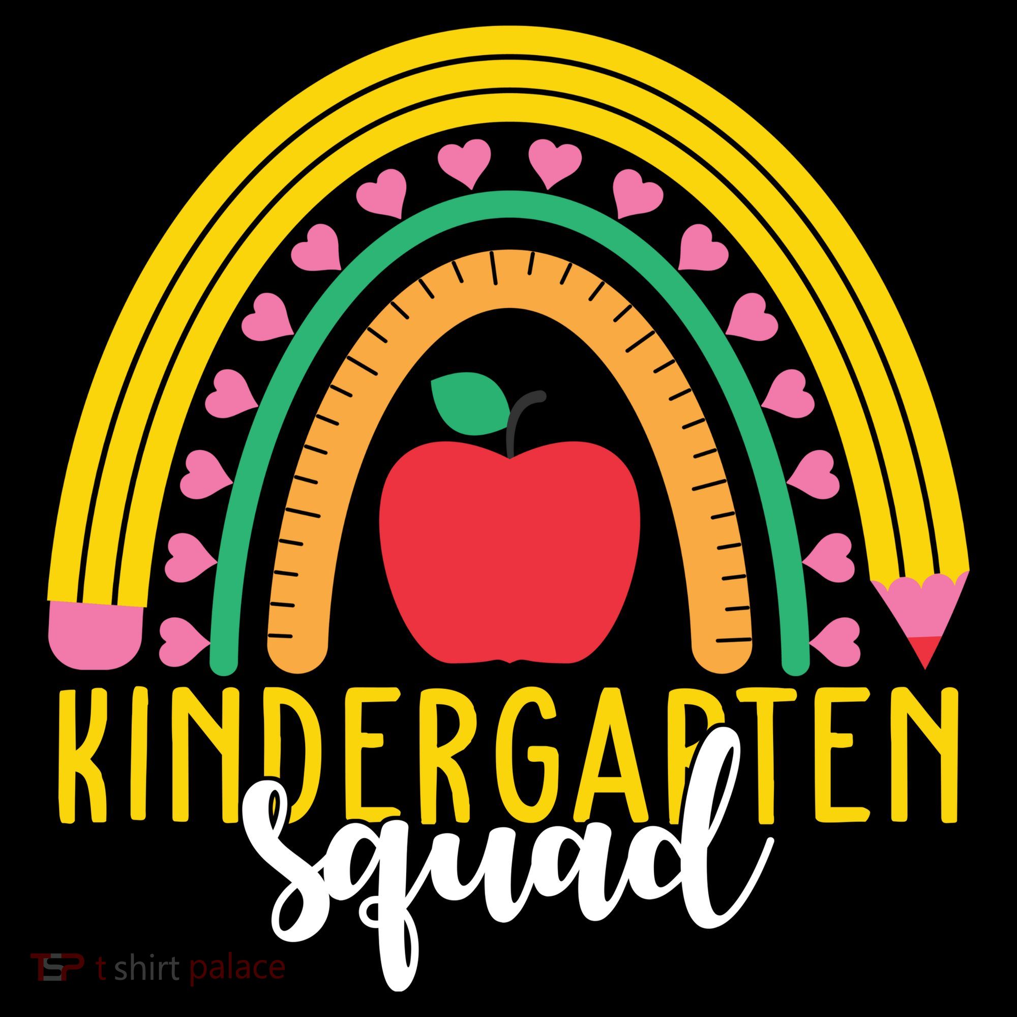 Kindergarten Squad Rainbow Education Doggie Tank