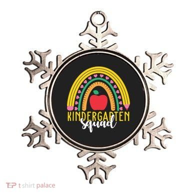 Kindergarten Squad Rainbow Education Ornament