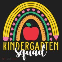 Kindergarten Squad Rainbow Education Golf Towel thumb 3