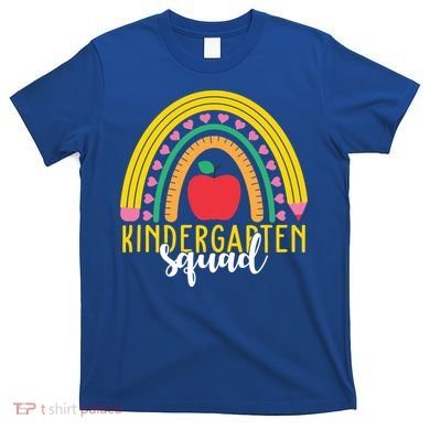 Kindergarten Squad Rainbow Education T-Shirt