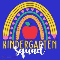 Kindergarten Squad Rainbow Education Toddler Hoodie thumb 2
