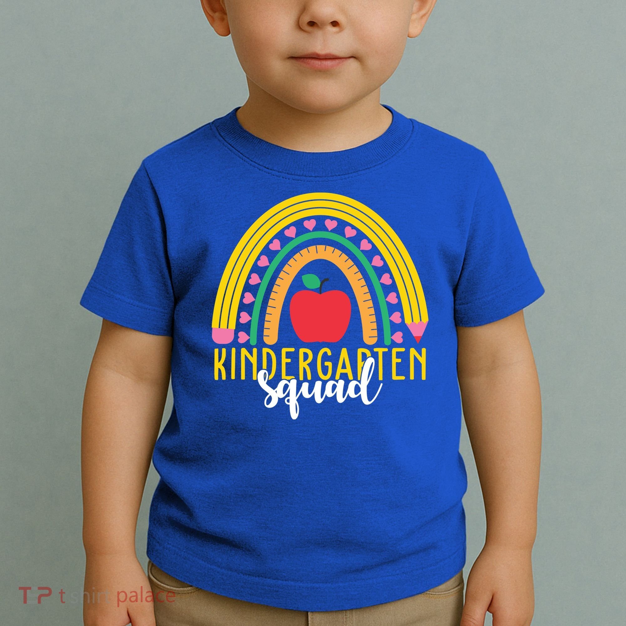 Kindergarten Squad Rainbow Education Toddler T-Shirt