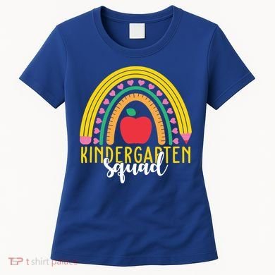 Kindergarten Squad Rainbow Education Women's T-Shirt
