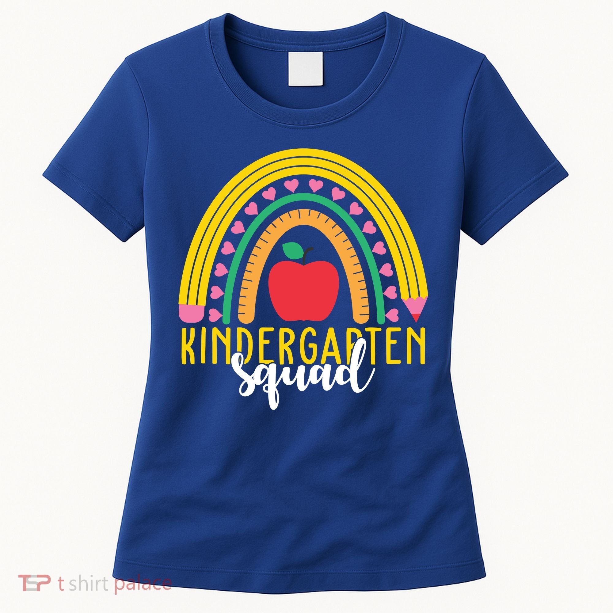 Kindergarten Squad Rainbow Education Women's T-Shirt