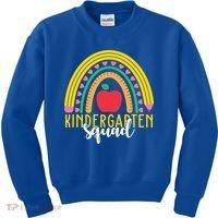 Kindergarten Squad Rainbow Education Kids Sweatshirt thumb 0