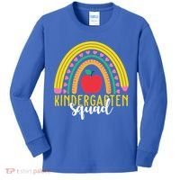 Kindergarten Squad Rainbow Education Kids Long Sleeve Shirt thumb 0