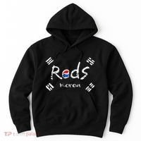 Korean Soccer Red With Korean Flag Hoodie thumb 0