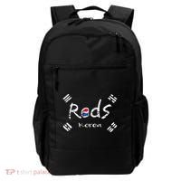 Korean Soccer Red With Korean Flag Backpack thumb 0