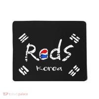 Korean Soccer Red With Korean Flag Mousepad thumb 0