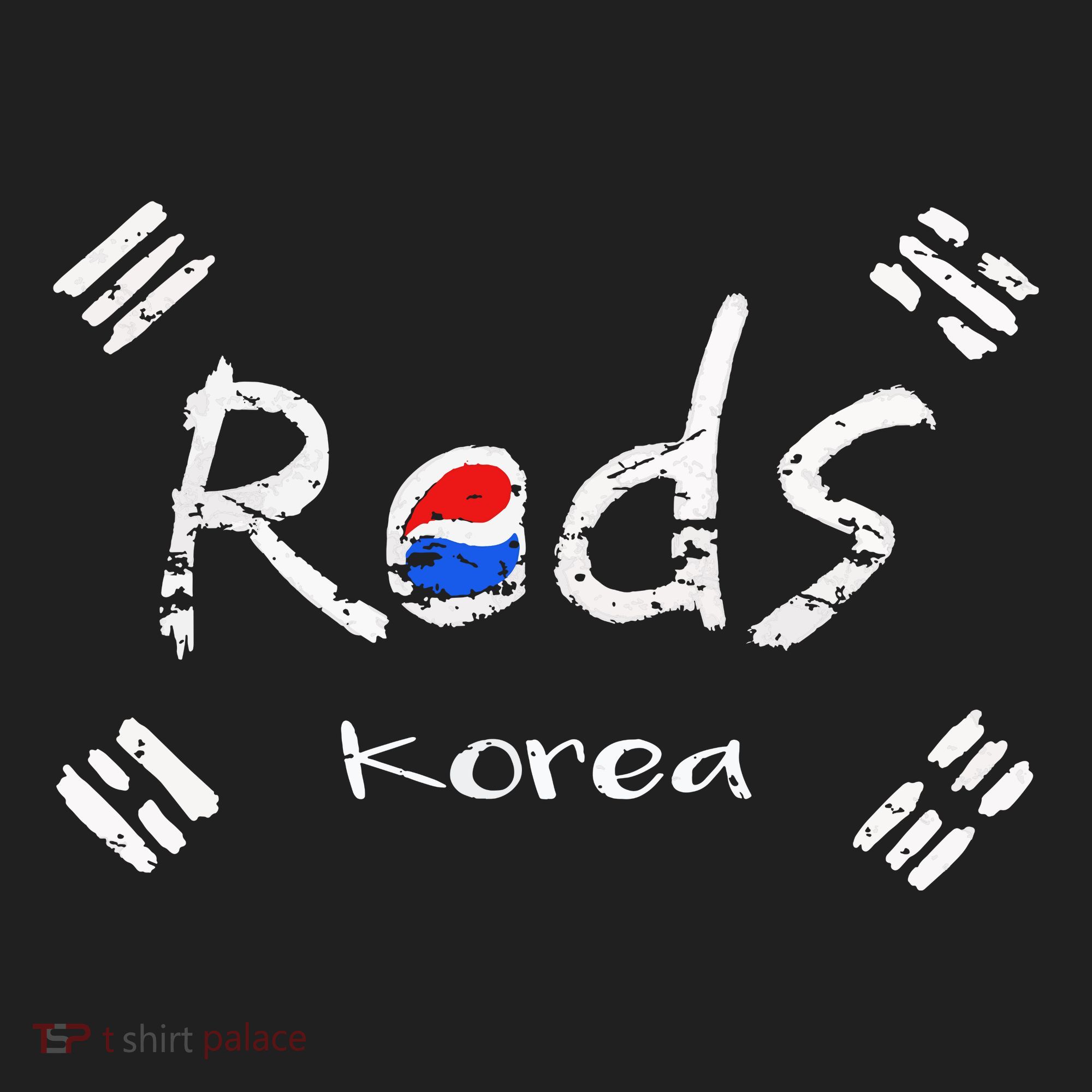 Korean Soccer Red With Korean Flag Hat
