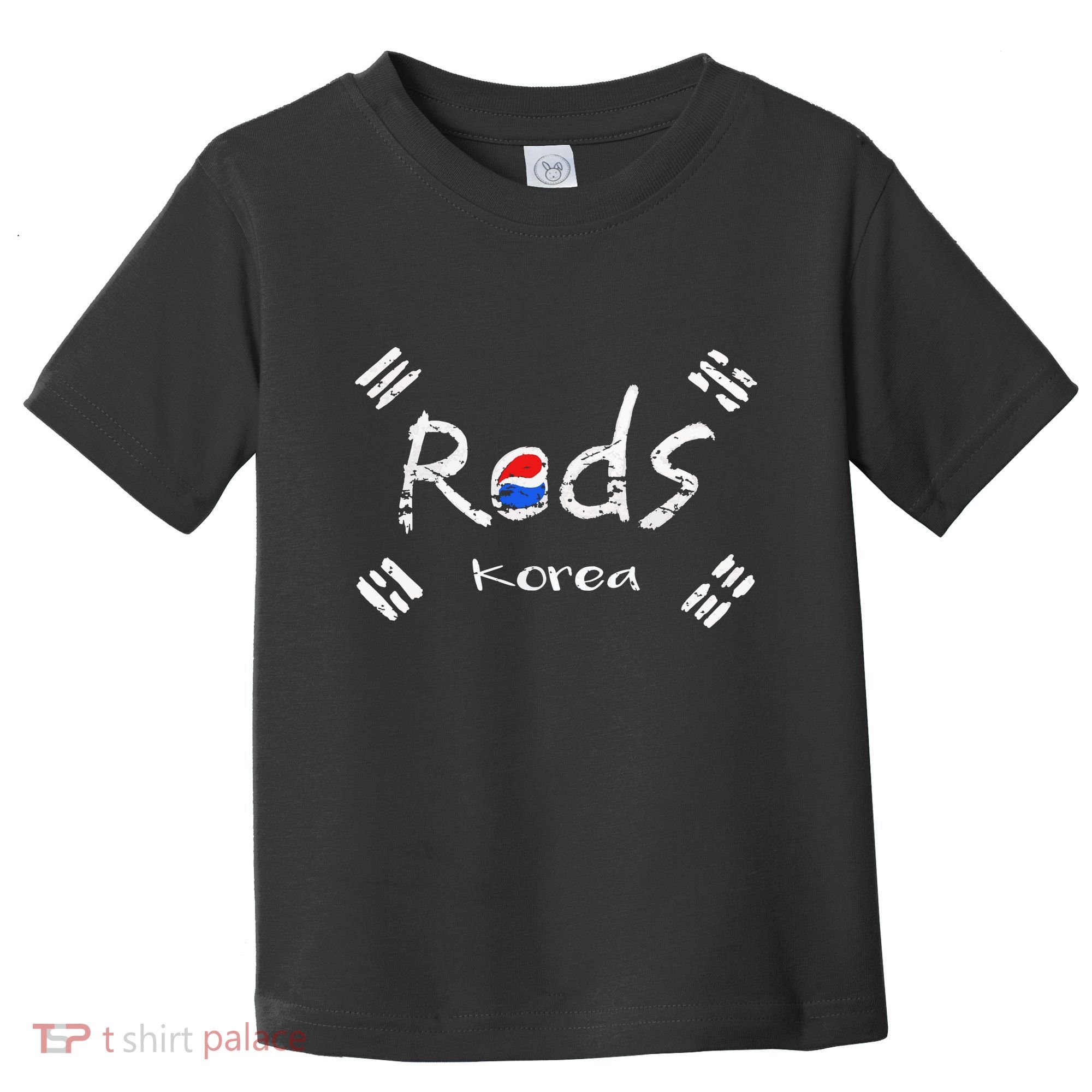 Korean Soccer Red With Korean Flag Toddler T-Shirt