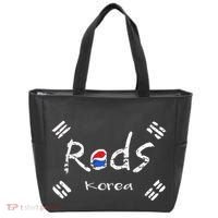 Korean Soccer Red With Korean Flag Tote Bag thumb 0