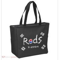 Korean Soccer Red With Korean Flag Tote Bag thumb 2
