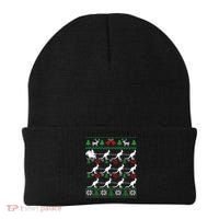 Kangaroo Santa Sleigh Funny Australian Ugly Christmas Gift Beanie thumb 0