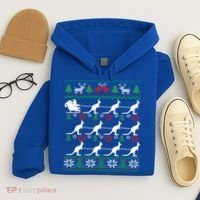 Kangaroo Santa Sleigh Funny Australian Ugly Christmas Gift Hoodie thumb 4