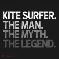 Kite Surfer The Myth Legend Gift Meaningful Gift Bucket Hat thumb 4