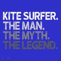 Kite Surfer The Myth Legend Gift Meaningful Gift Long Sleeve Shirt thumb 2