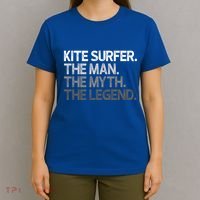 Kite Surfer The Myth Legend Gift Meaningful Gift T-Shirt thumb 4