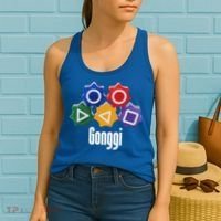 Korean Squid Traditional Game Catching Toy Gonggi Women's Tank Top thumb 2